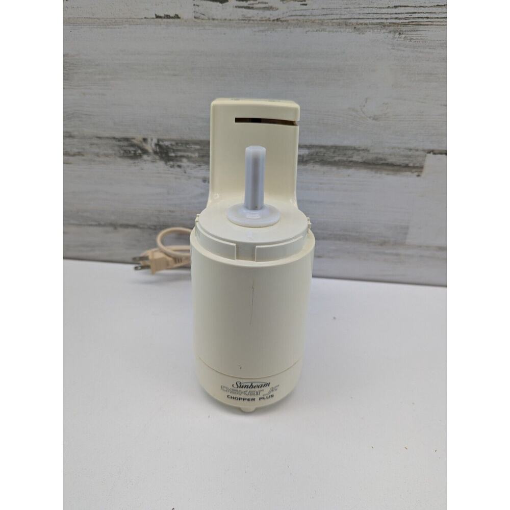 Sunbeam Oskar Jr Chopper Plus‎ Food Processor BASE ONLY Model 14131 Tested Works